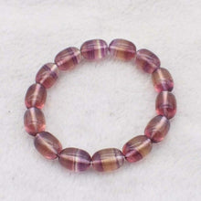 Load image into Gallery viewer, AAA Superior Quality Natural Purple Rainbow Fluorite Bracelet Men And
