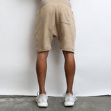 Khaki Raw Cut City Short