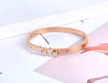 Load image into Gallery viewer, Sparkling Stainless Steel Star Charm Bangles Bracelets For - Sophornlilly