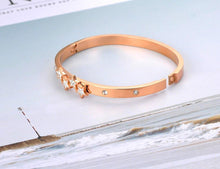 Load image into Gallery viewer, Sparkling Stainless Steel Star Charm Bangles Bracelets For - Sophornlilly