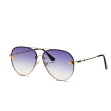 Load image into Gallery viewer, Luxury Bee Pilot Sunglasses Fashion Shades Metal