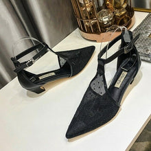 Load image into Gallery viewer, Breathable Mesh Cool Sexy Pointed Toe Women Heels Shoes - Sophornlilly