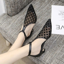 Load image into Gallery viewer, Breathable Mesh Cool Sexy Pointed Toe Women Heels Shoes - Sophornlilly