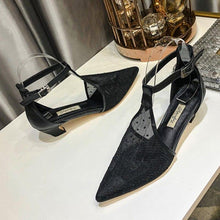 Load image into Gallery viewer, Breathable Mesh Cool Sexy Pointed Toe Women Heels Shoes - Sophornlilly
