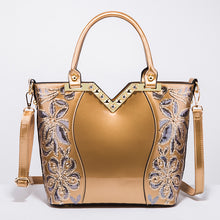 Load image into Gallery viewer, Luxury Bag High Quality Patent Leather Flower