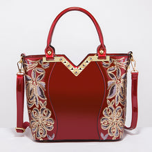 Load image into Gallery viewer, Luxury Bag High Quality Patent Leather Flower