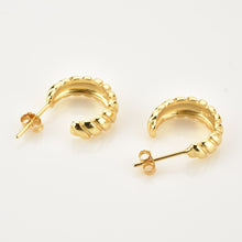 Load image into Gallery viewer, Sterling Silver 10.5mm Screw Twist Hoop Piercing Pendiente