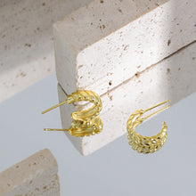 Load image into Gallery viewer, Sterling Silver 10.5mm Screw Twist Hoop Piercing Pendiente