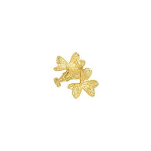 Load image into Gallery viewer, Sterling Silver Plain Flower Ear Cuff Non Piercing Clips