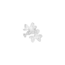 Load image into Gallery viewer, Sterling Silver Plain Flower Ear Cuff Non Piercing Clips