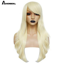 Load image into Gallery viewer, Brand Black Purple 613 Blonde Red Long Natural Wave Synthetic