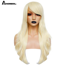 Load image into Gallery viewer, Brand Black Purple 613 Blonde Red Long Natural Wave Synthetic