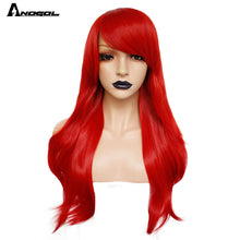 Load image into Gallery viewer, Brand Black Purple 613 Blonde Red Long Natural Wave Synthetic