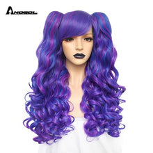 Load image into Gallery viewer, Long Body Wave Lolita high temperature fiber brown Pink Red