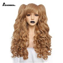 Load image into Gallery viewer, Long Body Wave Lolita high temperature fiber brown Pink Red