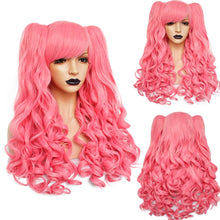 Load image into Gallery viewer, Long Body Wave Lolita high temperature fiber brown Pink Red