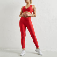 Load image into Gallery viewer, ATHVOTAR Booty Lifting Seamless Leggings Women Jacquard Female