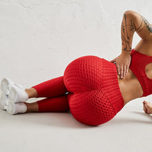 Load image into Gallery viewer, ATHVOTAR Booty Lifting Seamless Leggings Women Jacquard Female