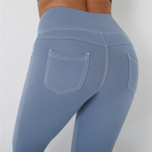 Load image into Gallery viewer, ATHVOTAR Pocket Push Up High Waist Fitness Women Leggings Gym Leggins
