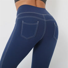 Load image into Gallery viewer, ATHVOTAR Pocket Push Up High Waist Fitness Women Leggings Gym Leggins