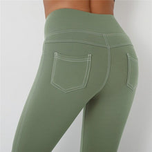 Load image into Gallery viewer, ATHVOTAR Pocket Push Up High Waist Fitness Women Leggings Gym Leggins