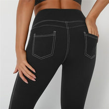 Load image into Gallery viewer, ATHVOTAR Pocket Push Up High Waist Fitness Women Leggings Gym Leggins