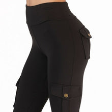 Load image into Gallery viewer, ATHVOTAR Pockets Fitness Women Leggings High Waist Gym Leggings Women