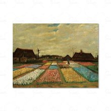 Load image into Gallery viewer, Abstract Watercolor Landscape Houses Village Canvas Painting Poster