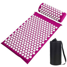 Load image into Gallery viewer, Acupressure Mat Sensi Massage Mat Pillow Set Kuznetsov's Applicator - Sophornlilly
