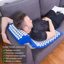 Load image into Gallery viewer, Acupressure Mat Sensi Massage Mat Pillow Set Kuznetsov's Applicator - Sophornlilly