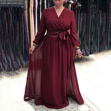 Load image into Gallery viewer, African Simple Design Elegant Dress For Women Evening Dinner Clothes
