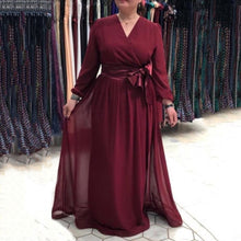 Load image into Gallery viewer, African Simple Design Elegant Dress For Women Evening Dinner Clothes