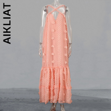 Load image into Gallery viewer, Sleeveless Hollow Out Halter Slim Elegant Dress