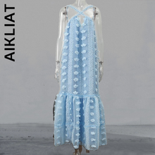 Load image into Gallery viewer, Sleeveless Hollow Out Halter Slim Elegant Dress