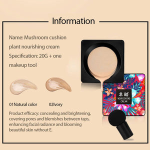 Air Cushion Mushroom Head CC/BB Cream Concealer Moisturizing Oil