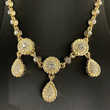 Load image into Gallery viewer, Algerian Style Vintage Crystal Tiara Necklace Dual Use Bridal Tiara - Sophornlilly