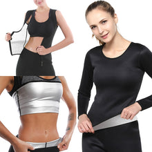 Load image into Gallery viewer, All Seasons Women Slimming Long Shirts Body Shaper Sweat Vest Waist