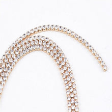Load image into Gallery viewer, Amerikanische Mode Wilden Kristall Strass Bling Colliers Halskette - Sophornlilly