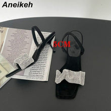 Load image into Gallery viewer, Summer Shoes NEW Sweet Stiletto Heels Flock - Sophornlilly