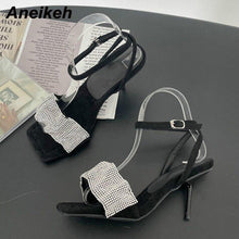 Load image into Gallery viewer, Summer Shoes NEW Sweet Stiletto Heels Flock - Sophornlilly
