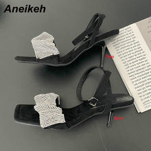 Load image into Gallery viewer, Summer Shoes NEW Sweet Stiletto Heels Flock - Sophornlilly