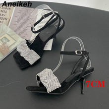 Load image into Gallery viewer, Summer Shoes NEW Sweet Stiletto Heels Flock - Sophornlilly