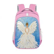 Load image into Gallery viewer, Angel Fairy Painting Print Backpack Girls Ballet Dancer School Bag