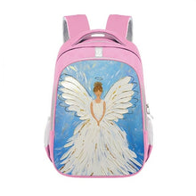 Load image into Gallery viewer, Angel Fairy Painting Print Backpack Girls Ballet Dancer School Bag