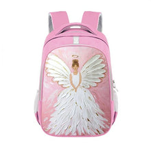Load image into Gallery viewer, Angel Fairy Painting Print Backpack Girls Ballet Dancer School Bag