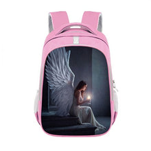 Load image into Gallery viewer, Angel Fairy Painting Print Backpack Girls Ballet Dancer School Bag