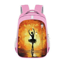 Load image into Gallery viewer, Angel Fairy Painting Print Backpack Girls Ballet Dancer School Bag