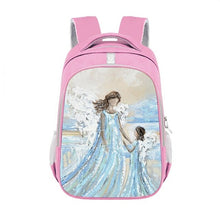 Load image into Gallery viewer, Angel Fairy Painting Print Backpack Girls Ballet Dancer School Bag
