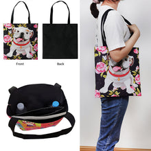 Load image into Gallery viewer, Animal Sea Otters Axolotl / Ferret Pattern Handbag Canvas