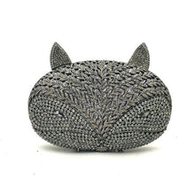 Load image into Gallery viewer, Animal bird design clutch women evening party bag diamonds fox shape